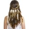 Native American Tribal Costume Head Dress with Feathers for Women and Kids